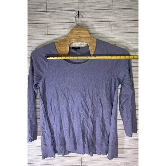 Eileen Fisher Sweater Womens Size XL Alpaca Merino Wool Tencel Purple Fall - Picture 7 of 7